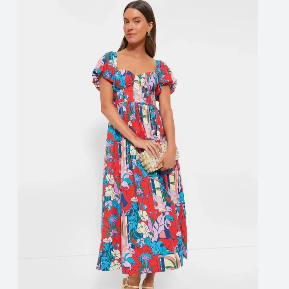 NWT Tuckernuck Climbing Cosmos Valerie dress 8 - Picture 1 of 16